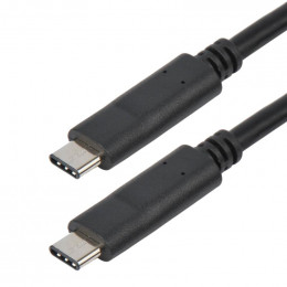 Cordon usb-c m/m gen1 3a couleur noir - cable 20cm Itc 302519