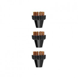 Kit de 3 petites brosses en laiton pour nettoyeur vapeur PAEU0297