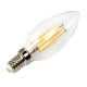 Ampoule led filament flamme 4w e14 470 lumens 2700k Elexity 455047