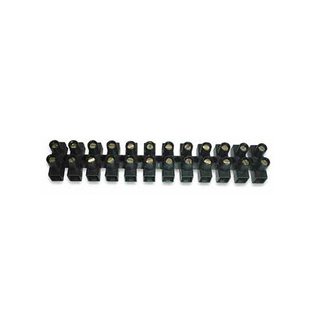 Barrette borniers 50a 16mm2 bornier 12 poles 16 mm2 a vis 121303