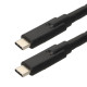 Cable usb-c vers usb-c 4k longueur 1.5 m - noir Itc 302459