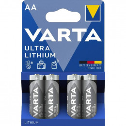 Piles ultra lithium aa blister 4 piles Varta 6106301404