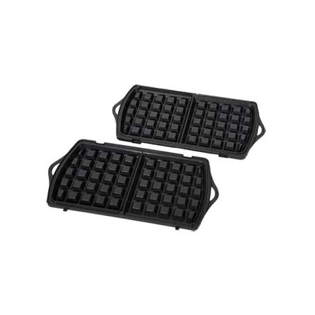 Plaques a gaufres gaufrier pack de 2 pour croque-monsieur Moulinex TS-01035830