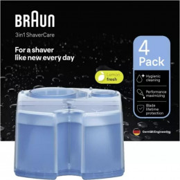 Gel nettoyant rasoir x4 clean & renew Braun 4987176176691