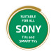 Telecommande tv dediee sony pour tv sony Superior 8033