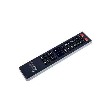 Telecommande tv senior univ. 2 en 1 grosses touches Mbg SIMPLYDIGITALTV925.038