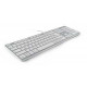 Clavier filaire pour mac fond gris touches blanches Mobility Lab