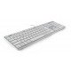 Clavier filaire pour mac fond gris touches blanches Mobility Lab