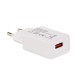 Kit chargeur mural usb-a/c 12w couleur blanc - cable 1m Itc 308112