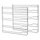 Grilles lave-linge cuisiniere 248x247x41mm pour four Bosch 11021175