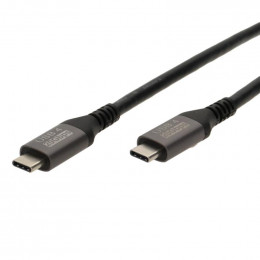 Cordon usb-c m/m 20gbps 100w couleur noir - cable 2m - 5a Itc 302453