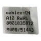 Cable pour refrigerateur Bosch 10021381