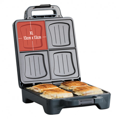 Appareil a croque monsieur 1600w gris anthracite Frifri FRI1604016GRP