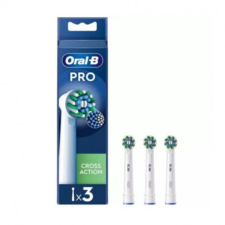 Brossettes cross action pro x3 blanc Oral-b 8006540895795