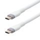 2cordon usb-c m/m 3a couleur blanc - longeur 2m Itc 302571