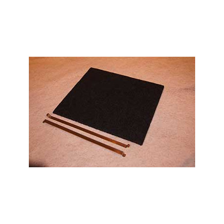 Filtre charbon pour hotte 305x265x10 mm De Dietrich 74X4364