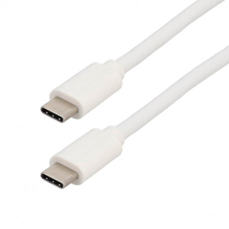 Cordon usb-c m/m 3.2 gen 1 3a couleur blanc - longueur 3m Itc 302713