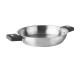 Poele inox 32 cm gamme combi sans manche Lacor LA56732