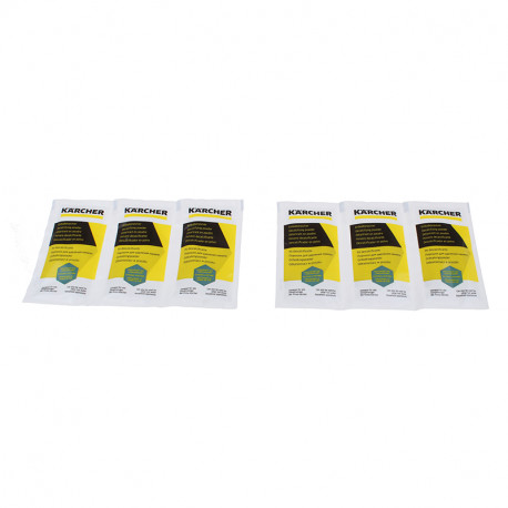 Detartrant nettoyeur vapeur pack de 6 sachets poudre Karcher ASWM128598