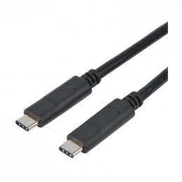 Cordon usb-c male/usb-c male connecteurs nickel - 1m Itc 302401