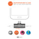 Splitter 2 en 1 usb-c vers usb-c et jack Mobility Lab ML311999