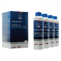 Nettoyant lave vaisselle 4 flacons de 250ml Bosch 00312362