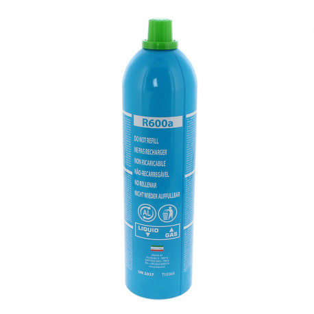 Gaz refrigerant isobutane r600 420g/750ml refrigerateur Brandt G618138