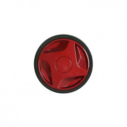 Roue + enjoliveur rouge pour aspirateur Moulinex RS-RT9513