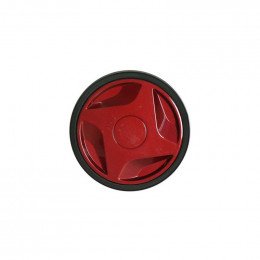 Roue + enjoliveur rouge pour aspirateur Moulinex RS-RT9513