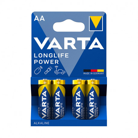 Piles alcaline aa lr06 longlife power Varta 4906121414