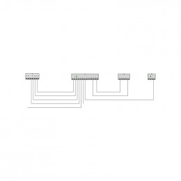 Rampe interrupteur de porte module d'affichage pour seche-linge Aeg 14004683603