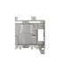 Boitier module pour lave-linge Candy 41028740