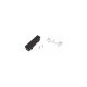 Poignee de porte noire 94mm x 22mm pour lave-vaisselle Thomson 31X6227