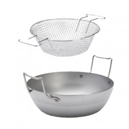 Bassine a friture acier 28cm De Buyer DB505051