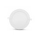 Plafonnier led diam 175mm 12w 3000k blanc Miidex 7755