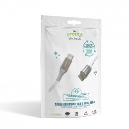 Cable usb-c vers usb-c 1.2m blanc Green_e GR7315