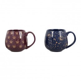 2 tasses de noel decor dore 531733