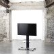 Pied tv a roulettes + tablette will 1050l noir Erard 039031