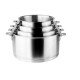 Faitout inox 24cm - 5.5l gamme combi Lacor LA56624