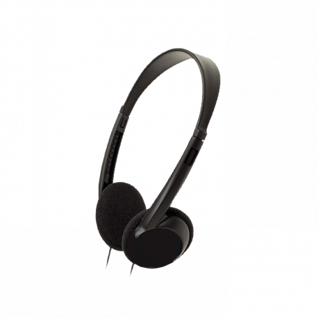 Casque jack 3.5mm + volume - 5 casque jack avec serre tete Itc 1108