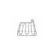 Resistance de grill 3222w four Scholtes C00125780