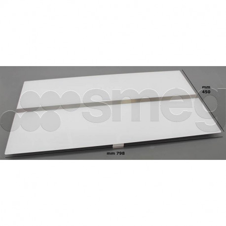 Ens. vitre pour hotte Smeg 692534147