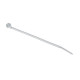 REMPLACE PAR SS STOCK - Collier rilsan 2.5x98mm blanc sachet de 100 pieces Constructa 