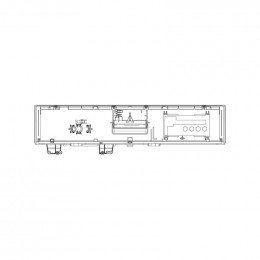 Bandeau inox fdi26016xa pour lave-vaisselle Faure 808381510