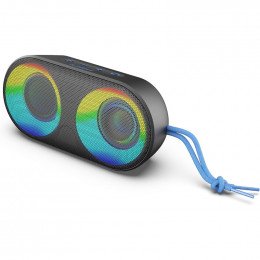 Enceinte sans fil led outdoor togo m-couleur noir-ipx6 Ryght R481313