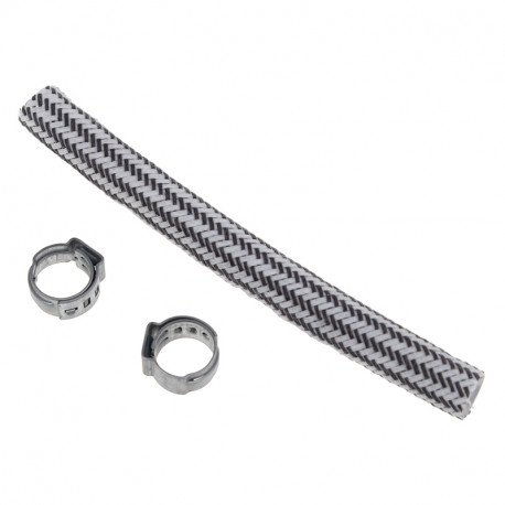 Tuyau tresse 115mm vapeur + 2 colliers pour centrale vapeur Tefal CS-00115538