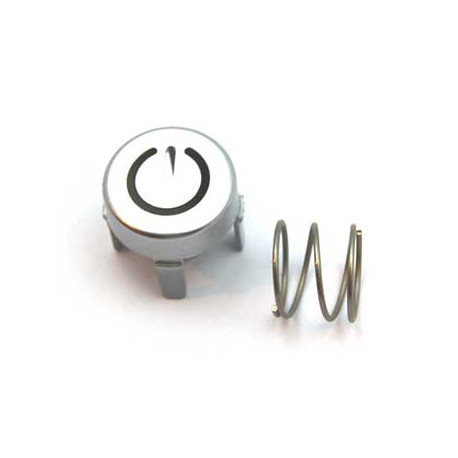Touche on-off plp2 silver pour lave-vaisselle Hotpoint-ariston C00298007