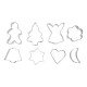 Emporte-pieces x8 noel + boite a biscuits metal J136157