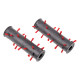 Jeu de 2 brosses rotatives rouleau turbobrosse pour aspirateur Dyson 923492-01