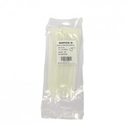 Colliers cablage blanc 3.6x200 sachet de 100 Serflex 02827051402
